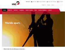 Tablet Screenshot of hnz.com
